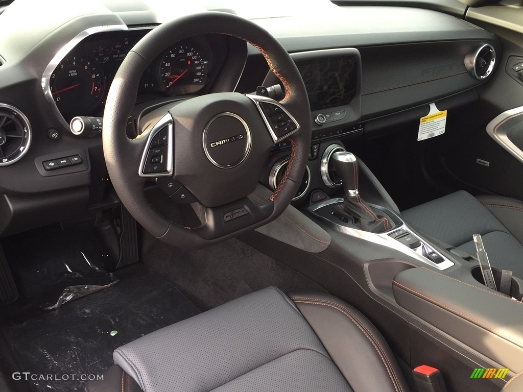 50th Anniversary Jet Black/Dark Gray Interior 2017 Chevrolet Camaro SS Coupe 50th Anniversary Photo #117568403