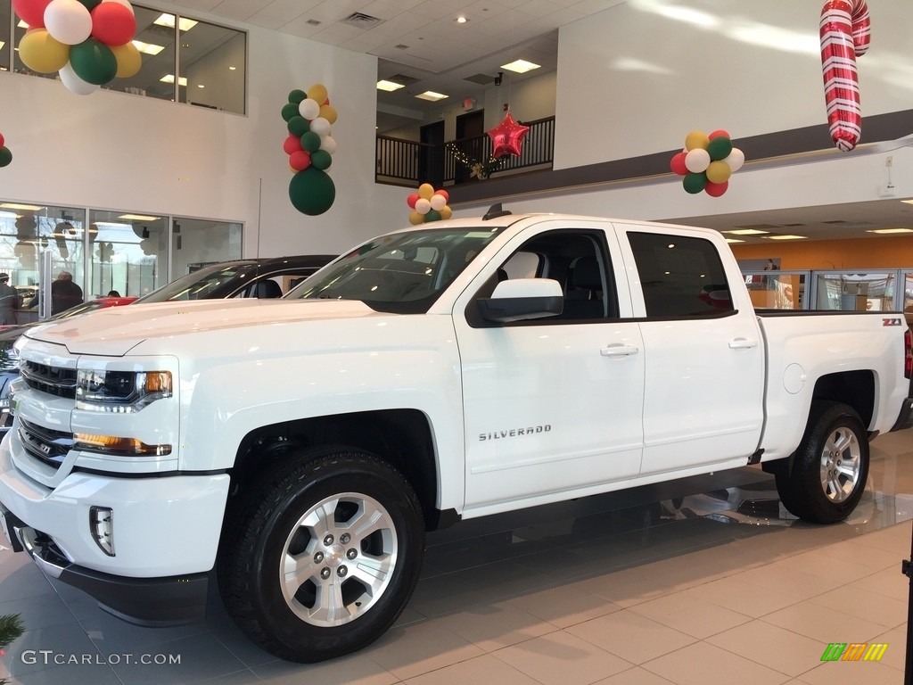 2017 Silverado 1500 LT Crew Cab 4x4 - Summit White / Jet Black photo #1