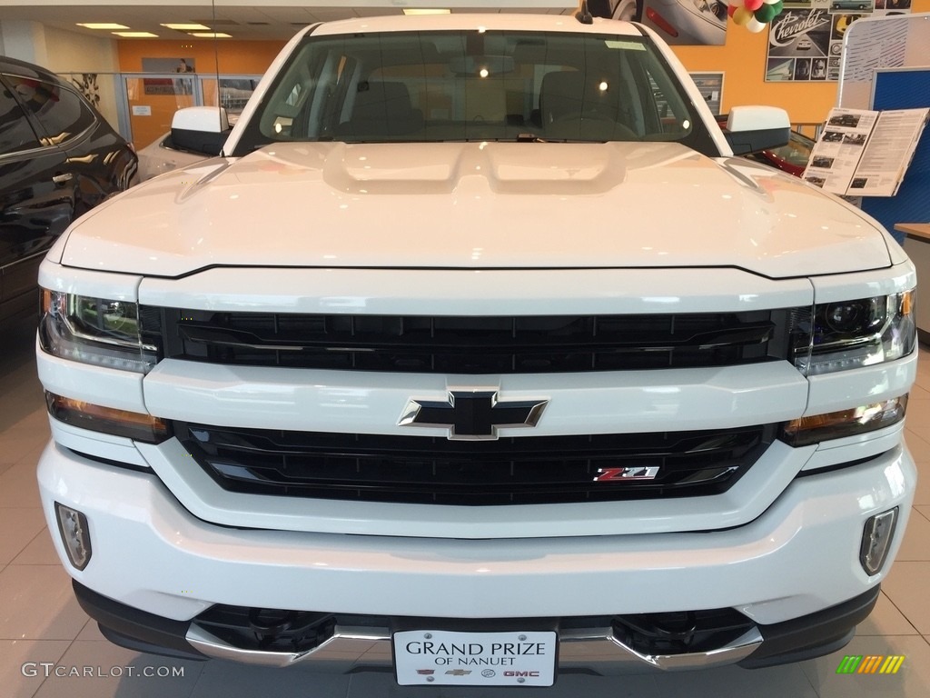 2017 Silverado 1500 LT Crew Cab 4x4 - Summit White / Jet Black photo #2