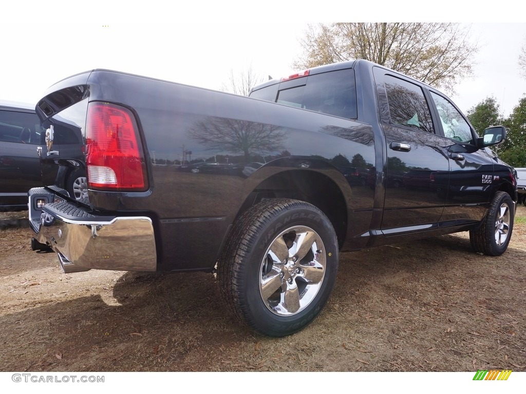 2017 1500 Big Horn Crew Cab - Maximum Steel Metallic / Black/Diesel Gray photo #3