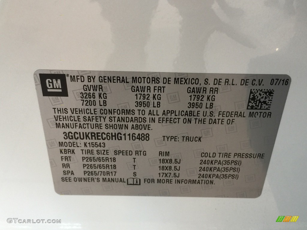 2017 Silverado 1500 LT Crew Cab 4x4 - Summit White / Jet Black photo #9