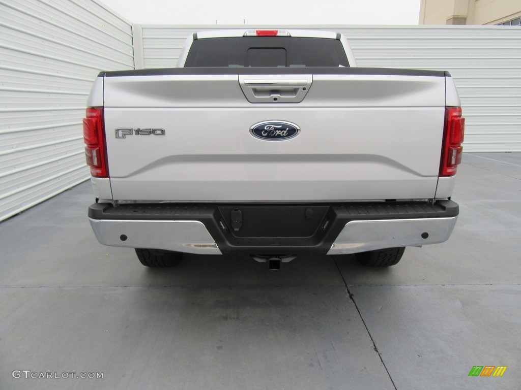 2017 F150 Lariat SuperCrew 4X4 - Ingot Silver / Black photo #5