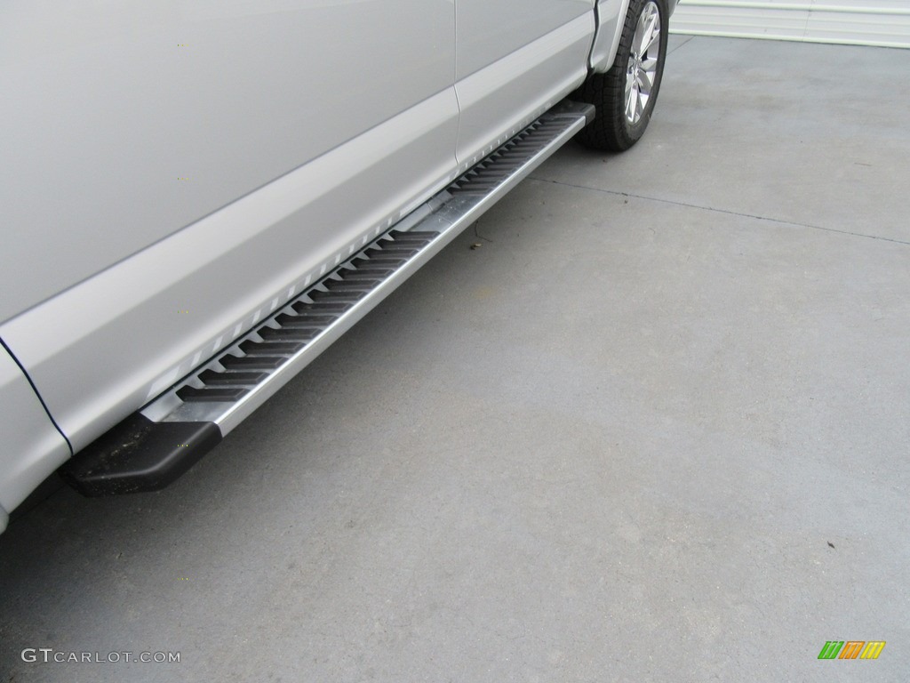2017 F150 Lariat SuperCrew 4X4 - Ingot Silver / Black photo #12