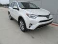 Blizzard Pearl White 2017 Toyota RAV4 Limited Exterior