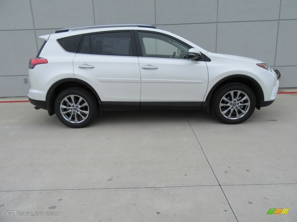 Blizzard Pearl White 2017 Toyota RAV4 Limited Exterior Photo #117570870