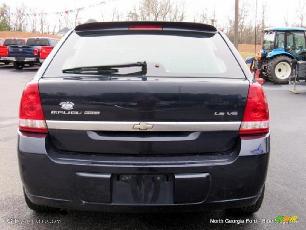 2005 Malibu Maxx LS Wagon - Dark Blue Metallic / Gray photo #4