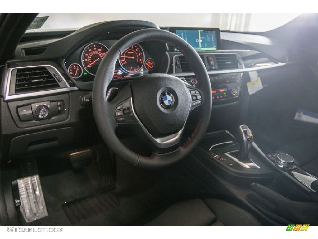 2017 3 Series 330i Sedan - Mineral Grey Metallic / Black photo #6