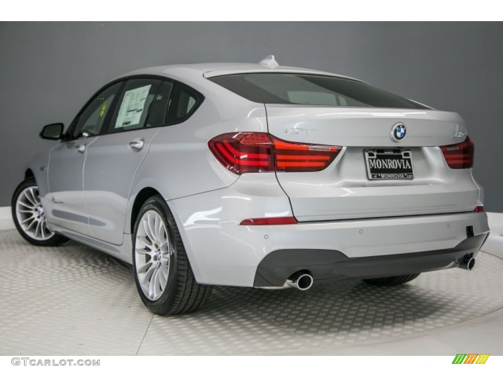 2017 5 Series 535i Gran Turismo - Glacier Silver Metallic / Black photo #3