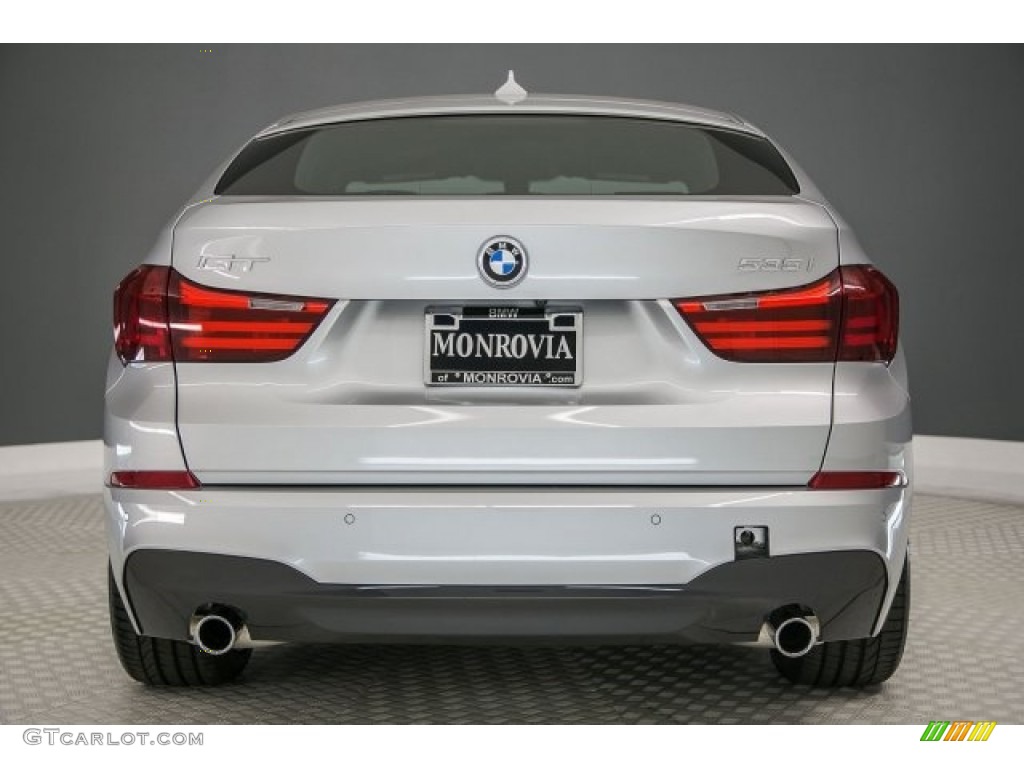 2017 5 Series 535i Gran Turismo - Glacier Silver Metallic / Black photo #4