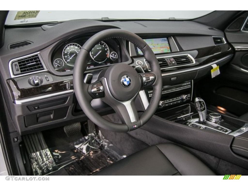 2017 5 Series 535i Gran Turismo - Glacier Silver Metallic / Black photo #6