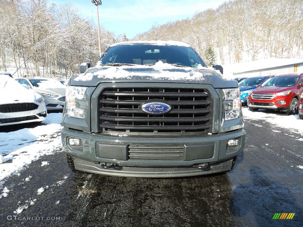 2017 F150 XLT SuperCab 4x4 - Lithium Gray / Black photo #2