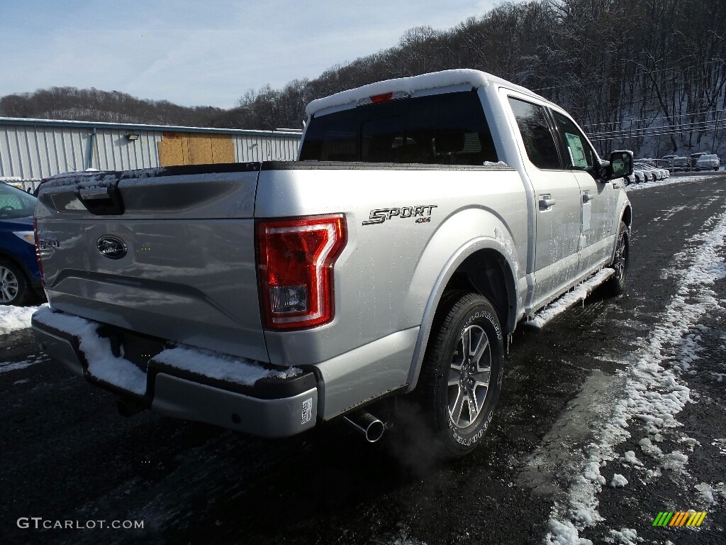 2017 F150 XLT SuperCrew 4x4 - Ingot Silver / Earth Gray photo #6