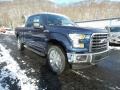 2017 Blue Jeans Ford F150 XLT SuperCab 4x4  photo #3