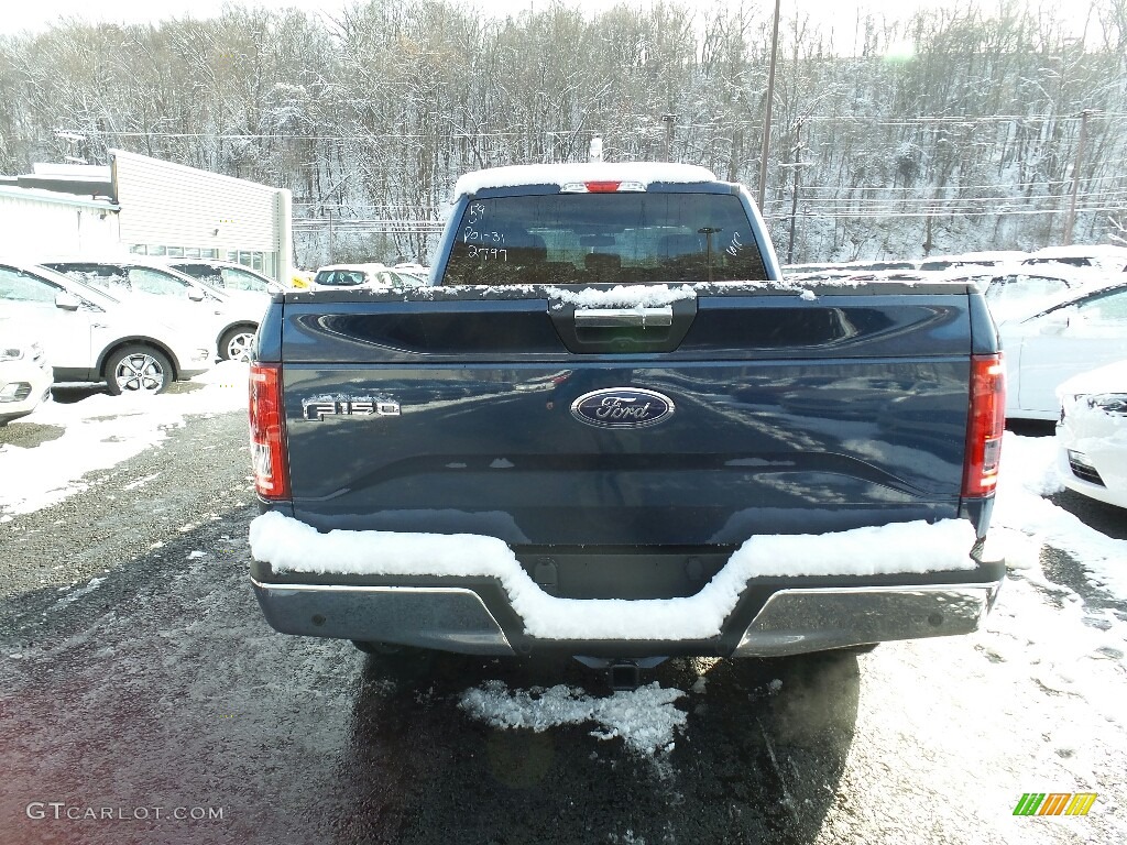 2017 F150 XLT SuperCab 4x4 - Blue Jeans / Earth Gray photo #6