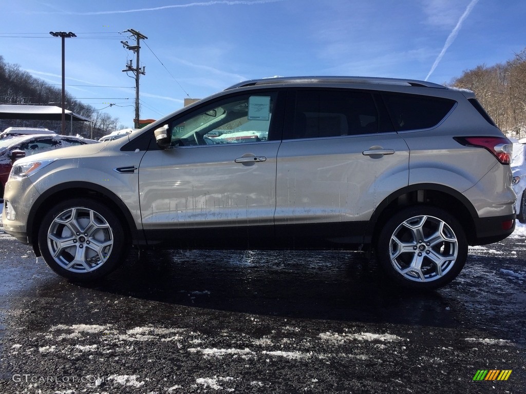 2017 Escape Titanium 4WD - White Gold / Charcoal Black photo #1