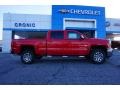 2017 Red Hot Chevrolet Silverado 2500HD LT Crew Cab 4x4  photo #8