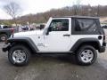 2017 Bright White Jeep Wrangler Sport 4x4  photo #2