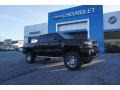 2017 Black Chevrolet Silverado 1500 LT Crew Cab 4x4  photo #1