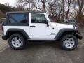 2017 Bright White Jeep Wrangler Sport 4x4  photo #7