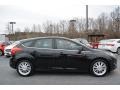 2014 Tuxedo Black Ford Focus Titanium Hatchback  photo #2