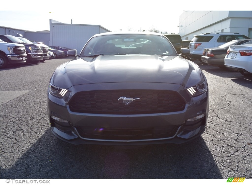 2017 Mustang V6 Coupe - Magnetic / Ebony photo #4