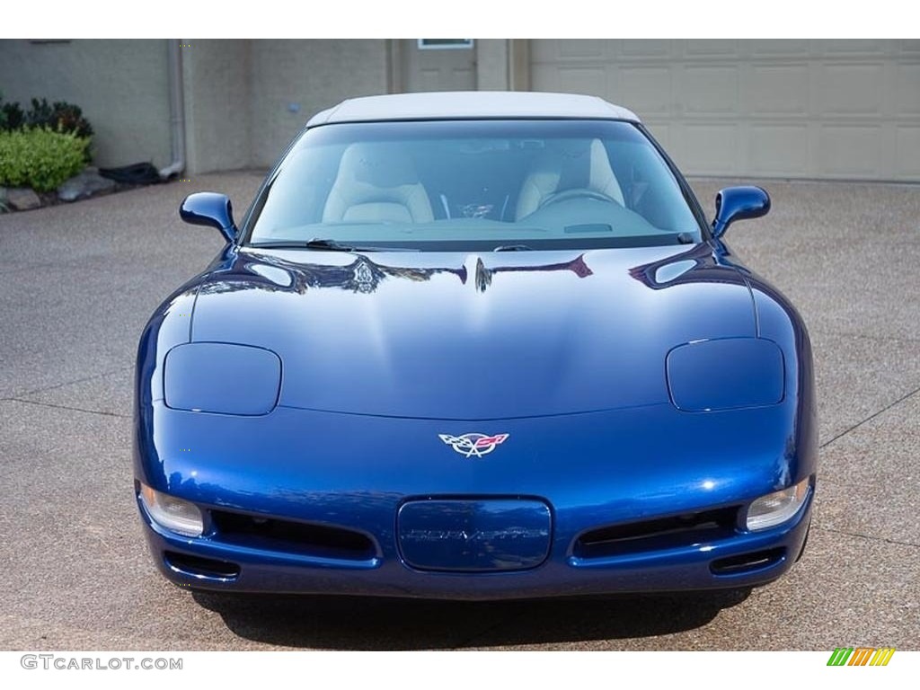 2004 Corvette Convertible - LeMans Blue Metallic / Shale photo #7