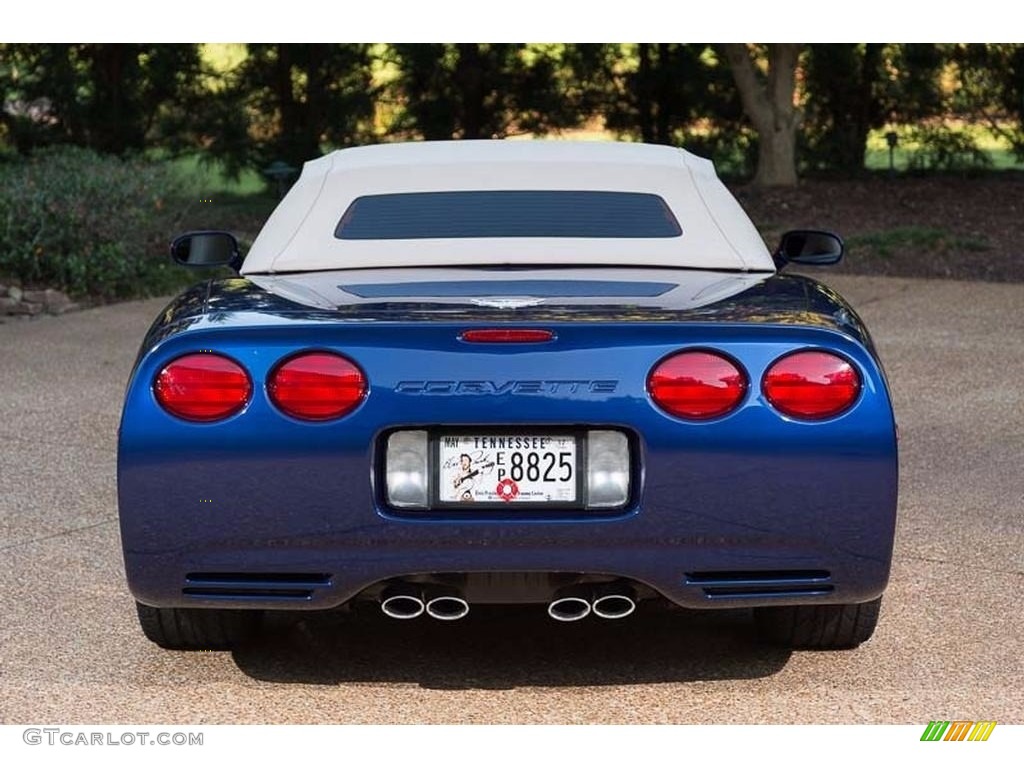 2004 Corvette Convertible - LeMans Blue Metallic / Shale photo #12