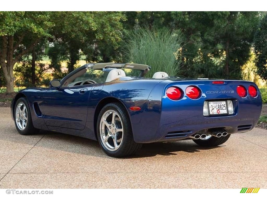 2004 Corvette Convertible - LeMans Blue Metallic / Shale photo #16