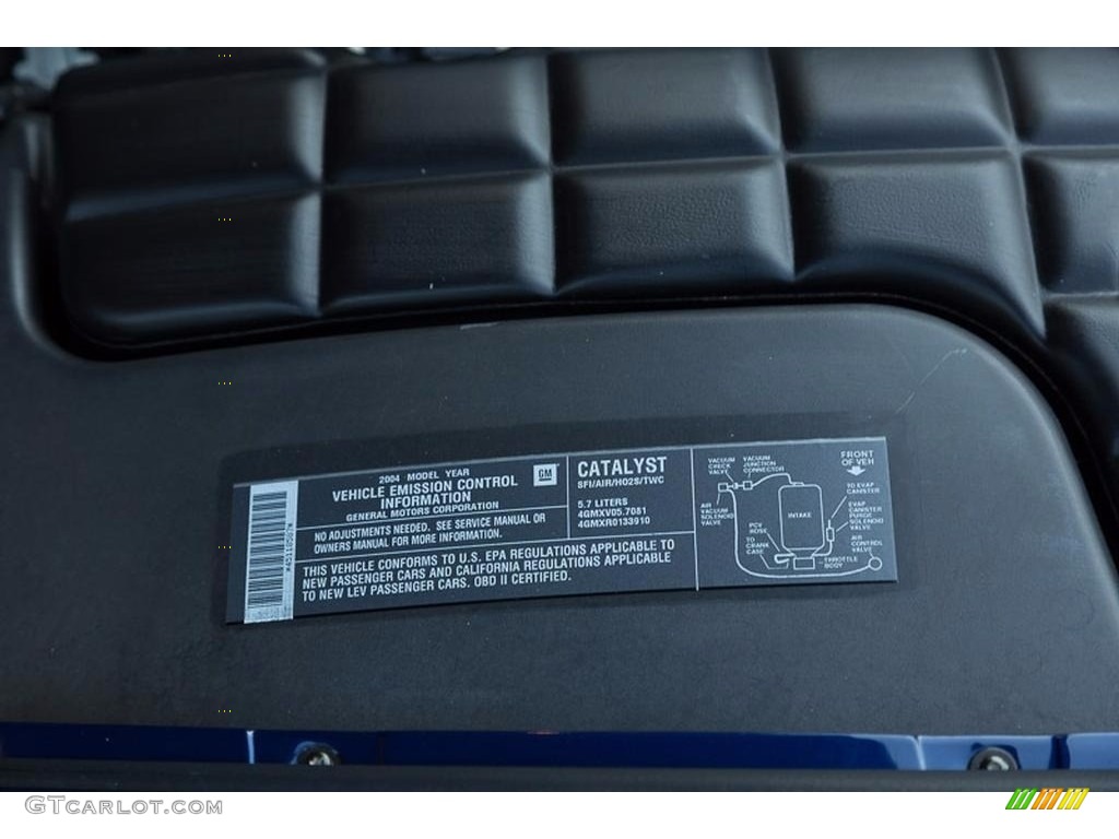 2004 Corvette Convertible - LeMans Blue Metallic / Shale photo #25