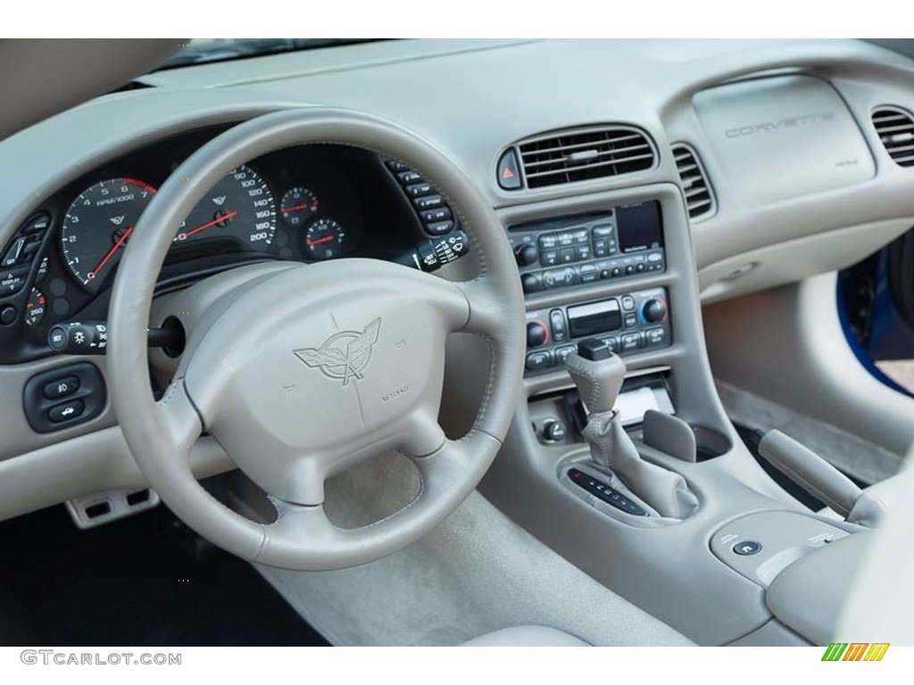 2004 Corvette Convertible - LeMans Blue Metallic / Shale photo #37