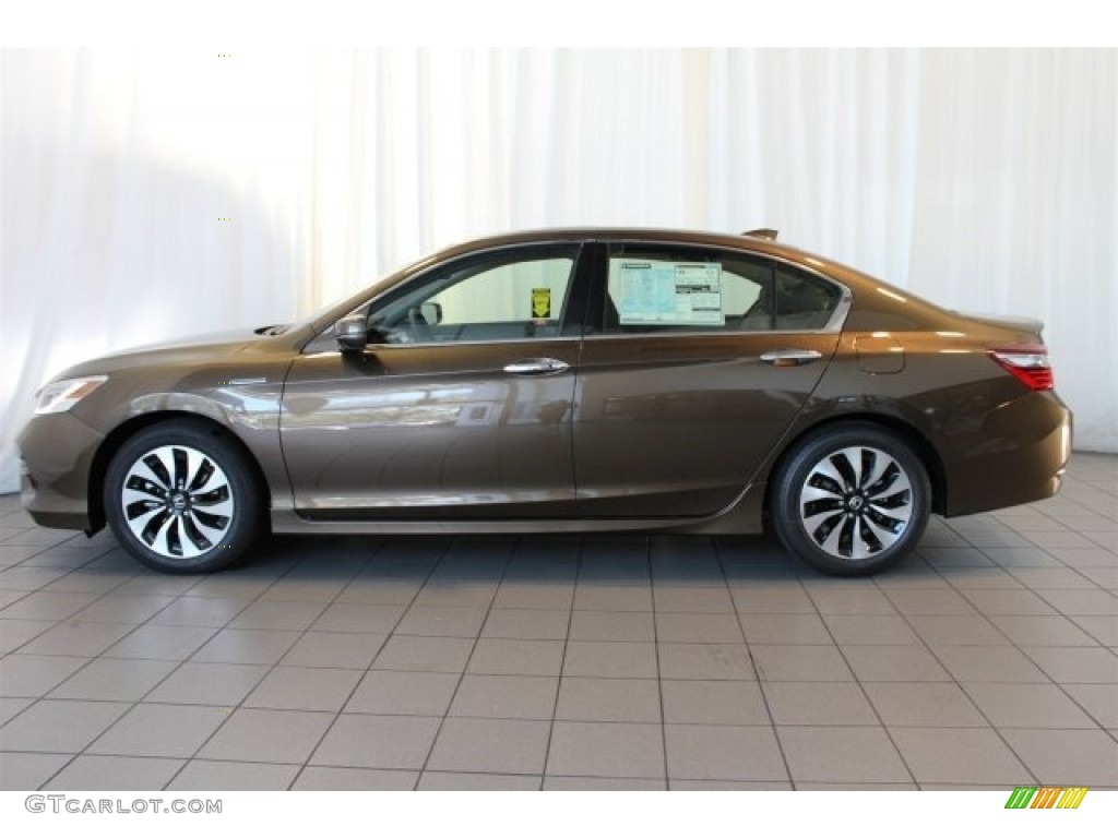 2017 Accord Hybrid Touring Sedan - Mandarin Gold Metallic / Black photo #5