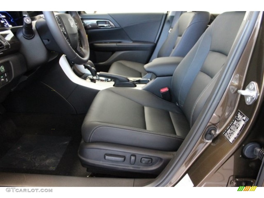 2017 Accord Hybrid Touring Sedan - Mandarin Gold Metallic / Black photo #10