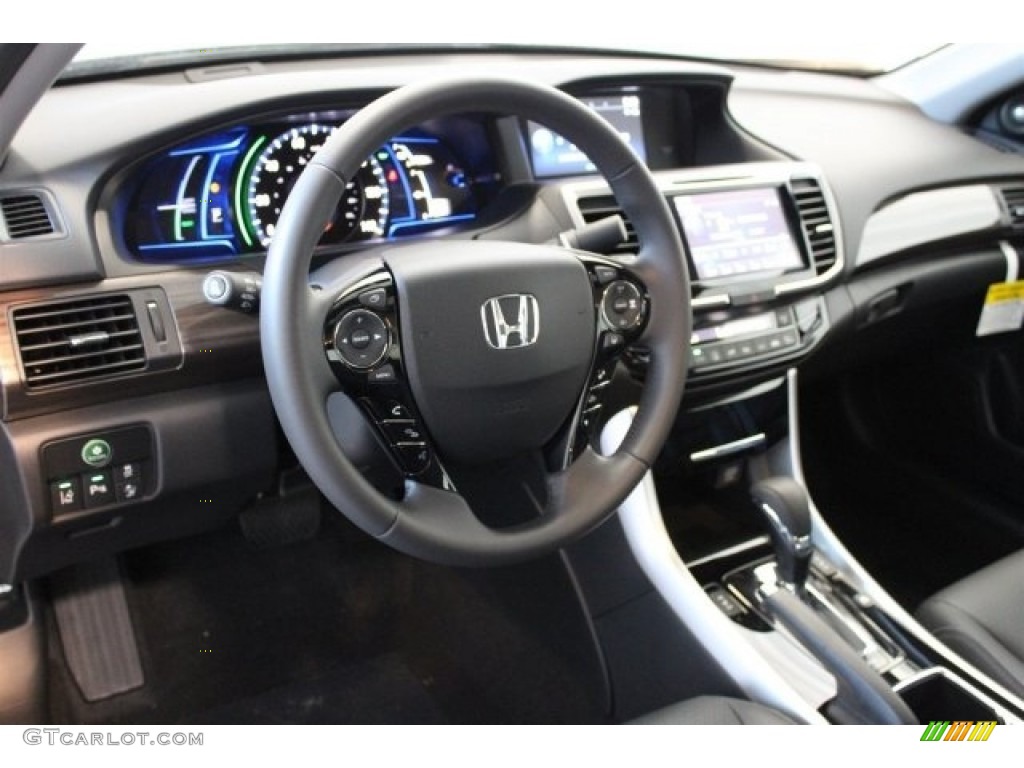 2017 Accord Hybrid Touring Sedan - Mandarin Gold Metallic / Black photo #12