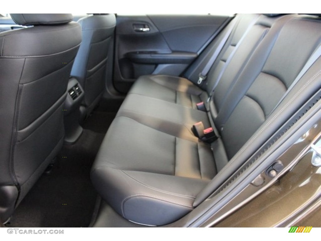 2017 Accord Hybrid Touring Sedan - Mandarin Gold Metallic / Black photo #33
