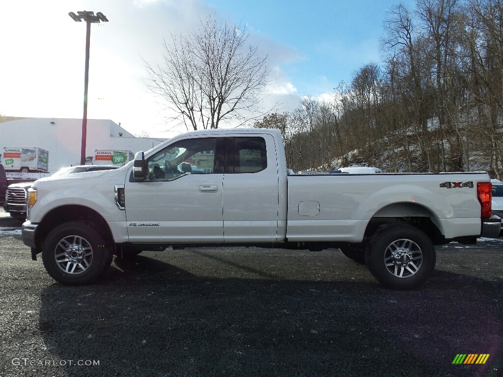 2017 F350 Super Duty Lariat SuperCab 4x4 - Oxford White / Camel photo #1