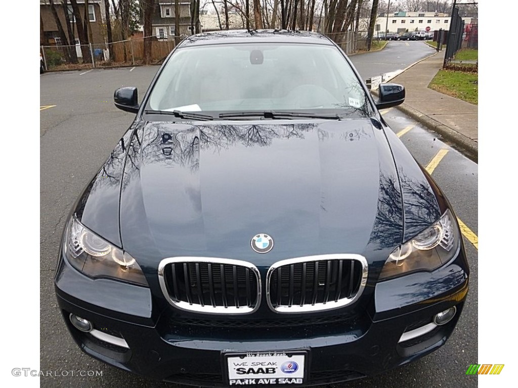 2013 X6 xDrive35i - Midnight Blue Metallic / Saddle Brown photo #8