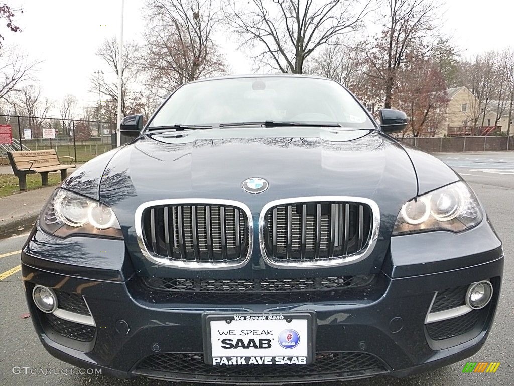 2013 X6 xDrive35i - Midnight Blue Metallic / Saddle Brown photo #9