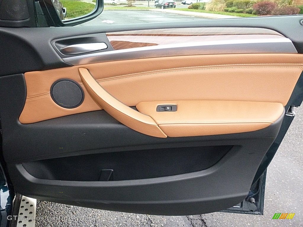 2013 X6 xDrive35i - Midnight Blue Metallic / Saddle Brown photo #13