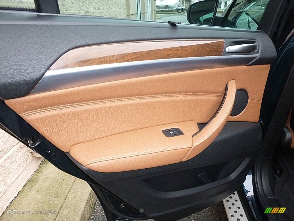 2013 X6 xDrive35i - Midnight Blue Metallic / Saddle Brown photo #16