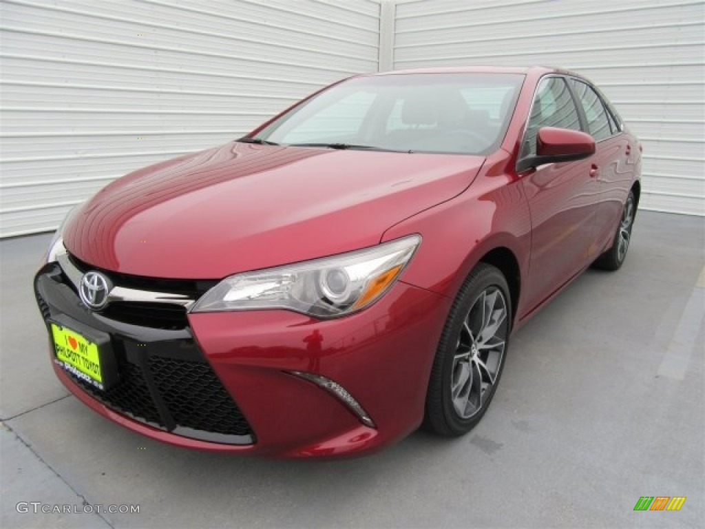2015 Camry XSE - Ruby Flare Pearl / Black photo #3
