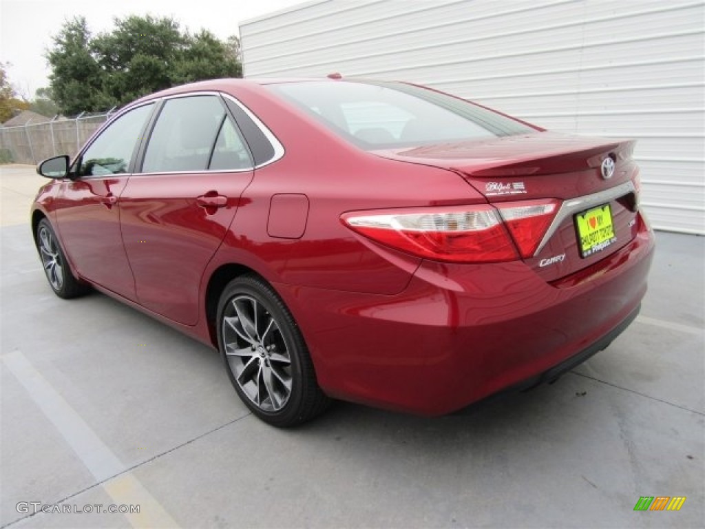 2015 Camry XSE - Ruby Flare Pearl / Black photo #9