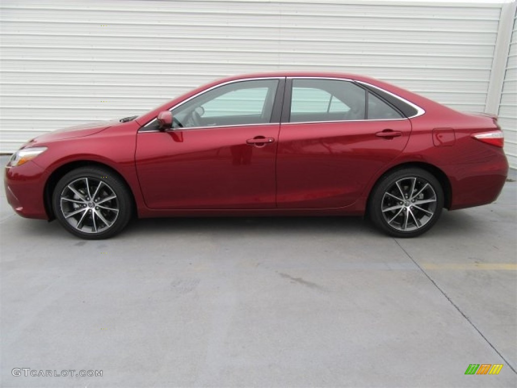 2015 Camry XSE - Ruby Flare Pearl / Black photo #11