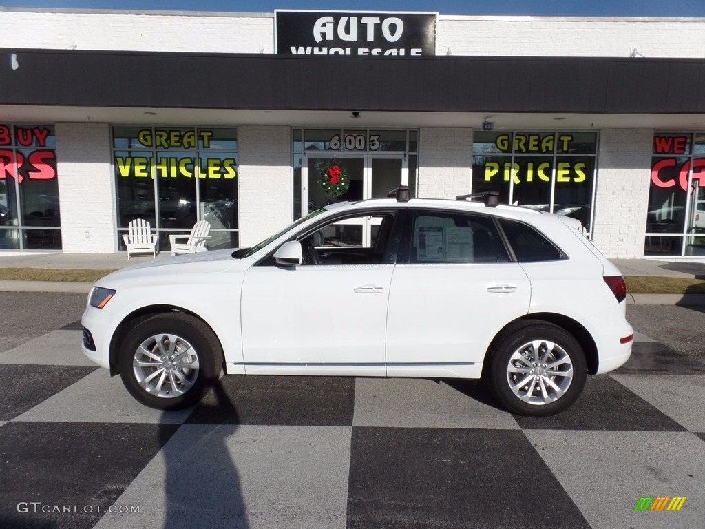 2016 Q5 2.0 TFSI Premium Plus quattro - Glacier White Metallic / Titanium Gray photo #1