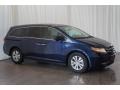 2016 Obsidian Blue Pearl Honda Odyssey EX-L  photo #5