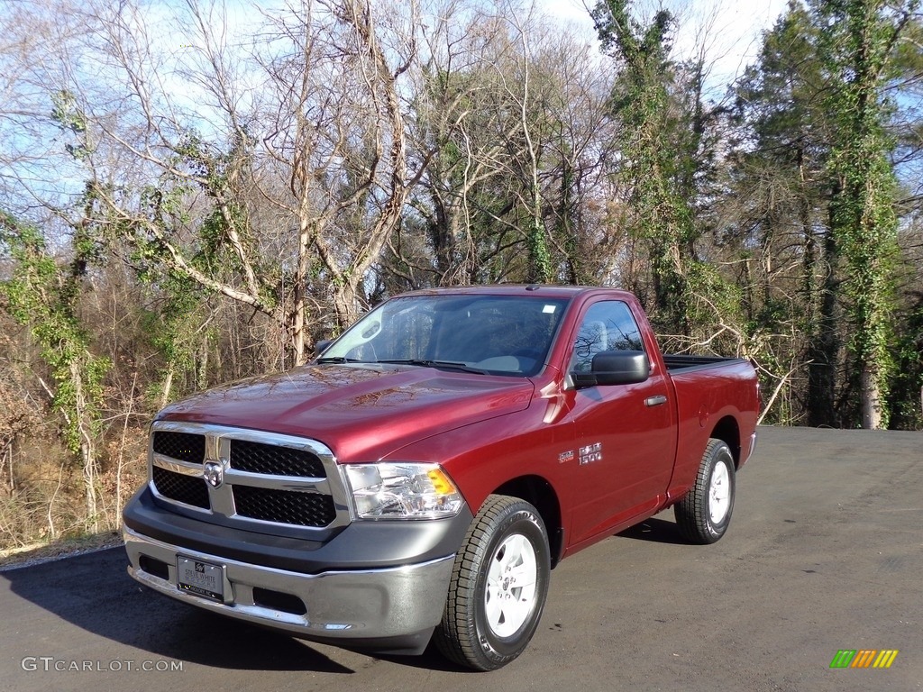 2017 1500 Tradesman Regular Cab - Delmonico Red Pearl / Black/Diesel Gray photo #2