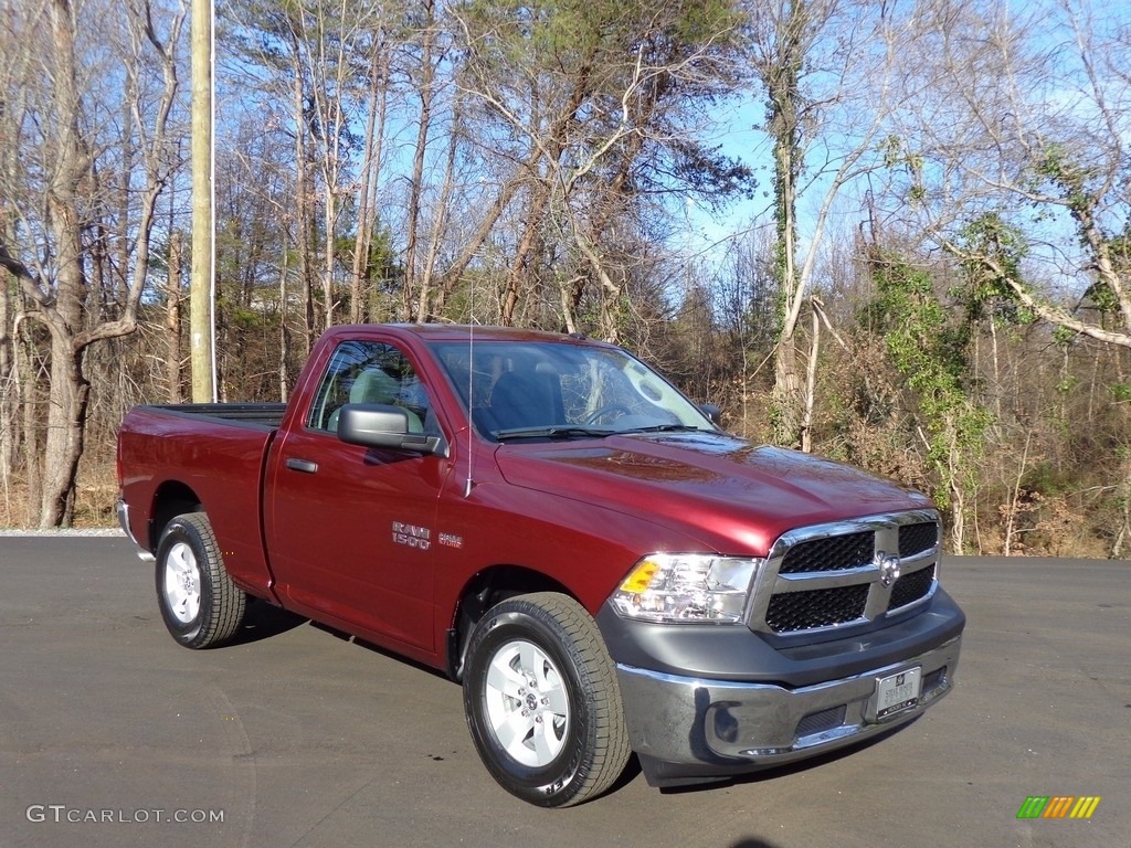 Delmonico Red Pearl 2017 Ram 1500 Tradesman Regular Cab Exterior Photo #117586992