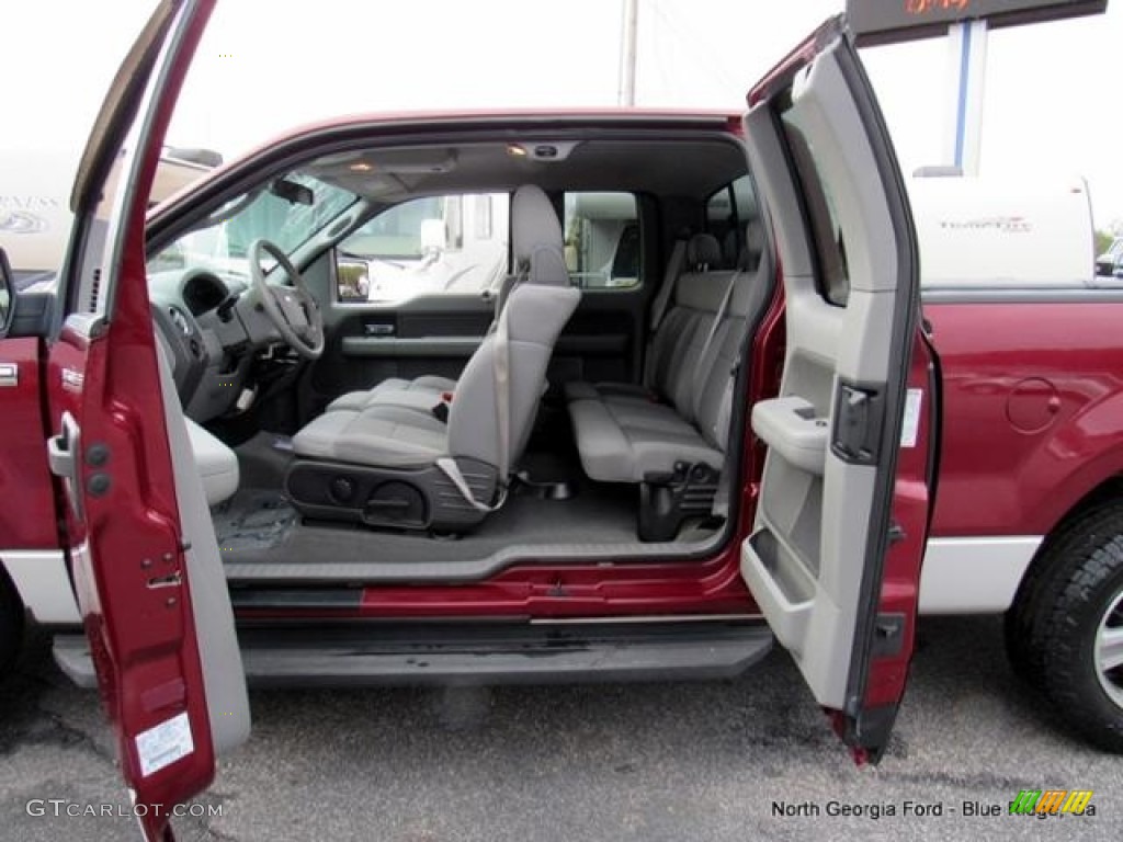 2005 F150 XLT SuperCab - Dark Copper Metallic / Tan photo #18