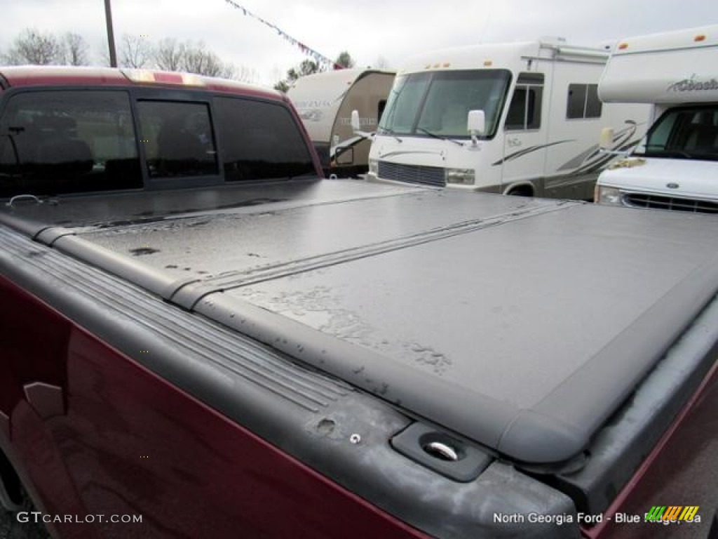 2005 F150 XLT SuperCab - Dark Copper Metallic / Tan photo #19