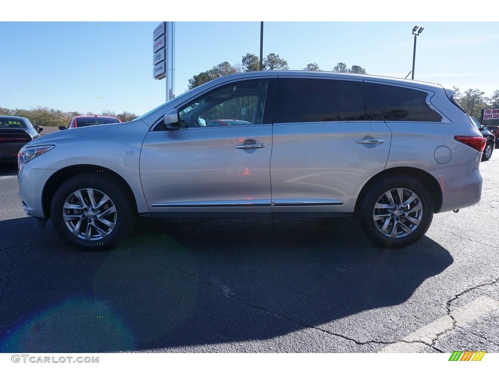 2014 QX60 3.5 AWD - Glacial Silver / Graphite photo #4