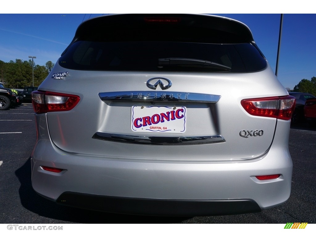 2014 QX60 3.5 AWD - Glacial Silver / Graphite photo #6